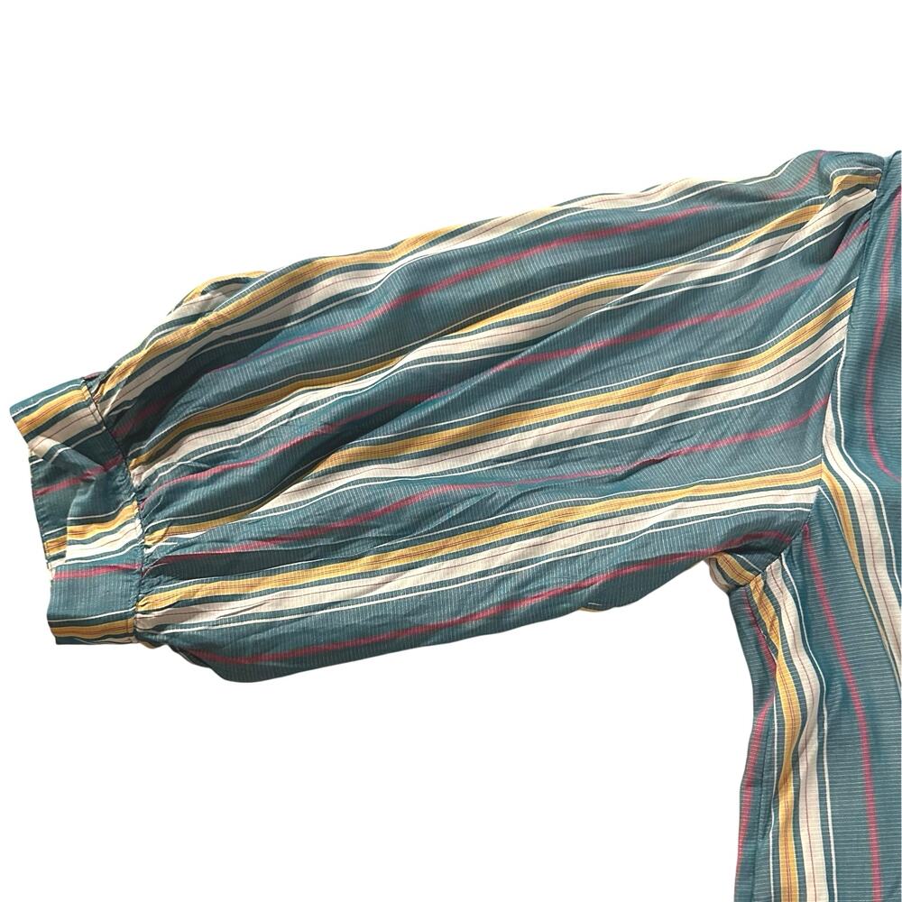 Anthropologie Maeve Byron Striped Blouse - Size XL - Balloon Sleeves -NWT - Picture 11 of 11